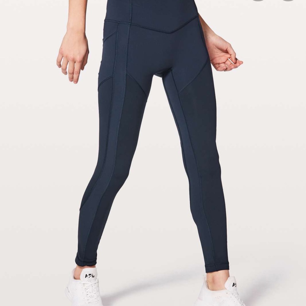 Lululemon All the Right Moves Navy Legging